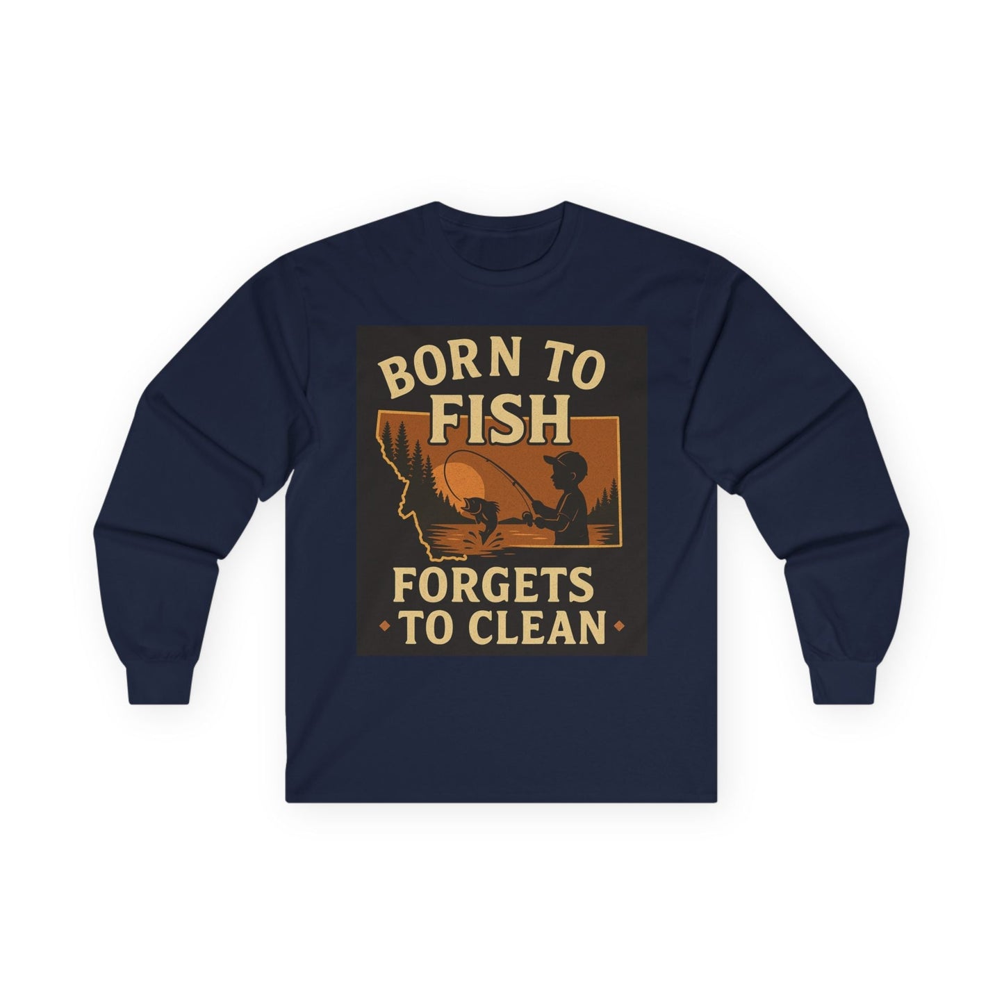 Fishing Long Sleeve Shirt – Angler Tee for Men & Women Outdoors