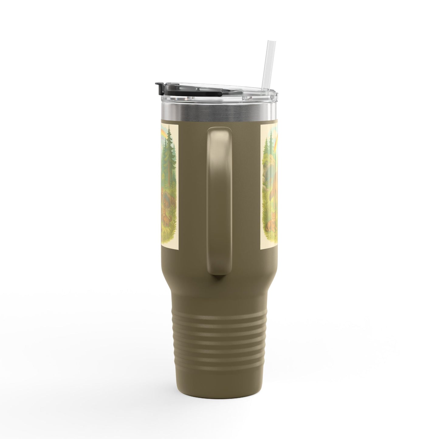 Wolves 40oz Insulated Travel Mug – Leak-Proof Tumbler for Outdoors