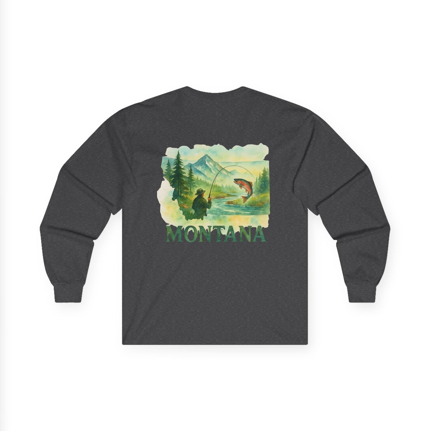 Fishing Long Sleeve Shirt – Angler Tee for Men & Women Outdoors