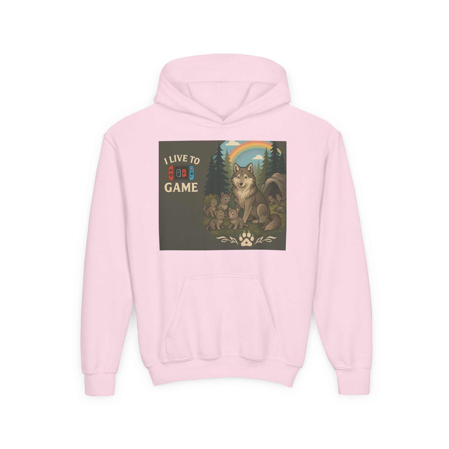 Youth Wildlife Hoodie with inspiring nature quote and animal graphics, perfect for adventurous kids.