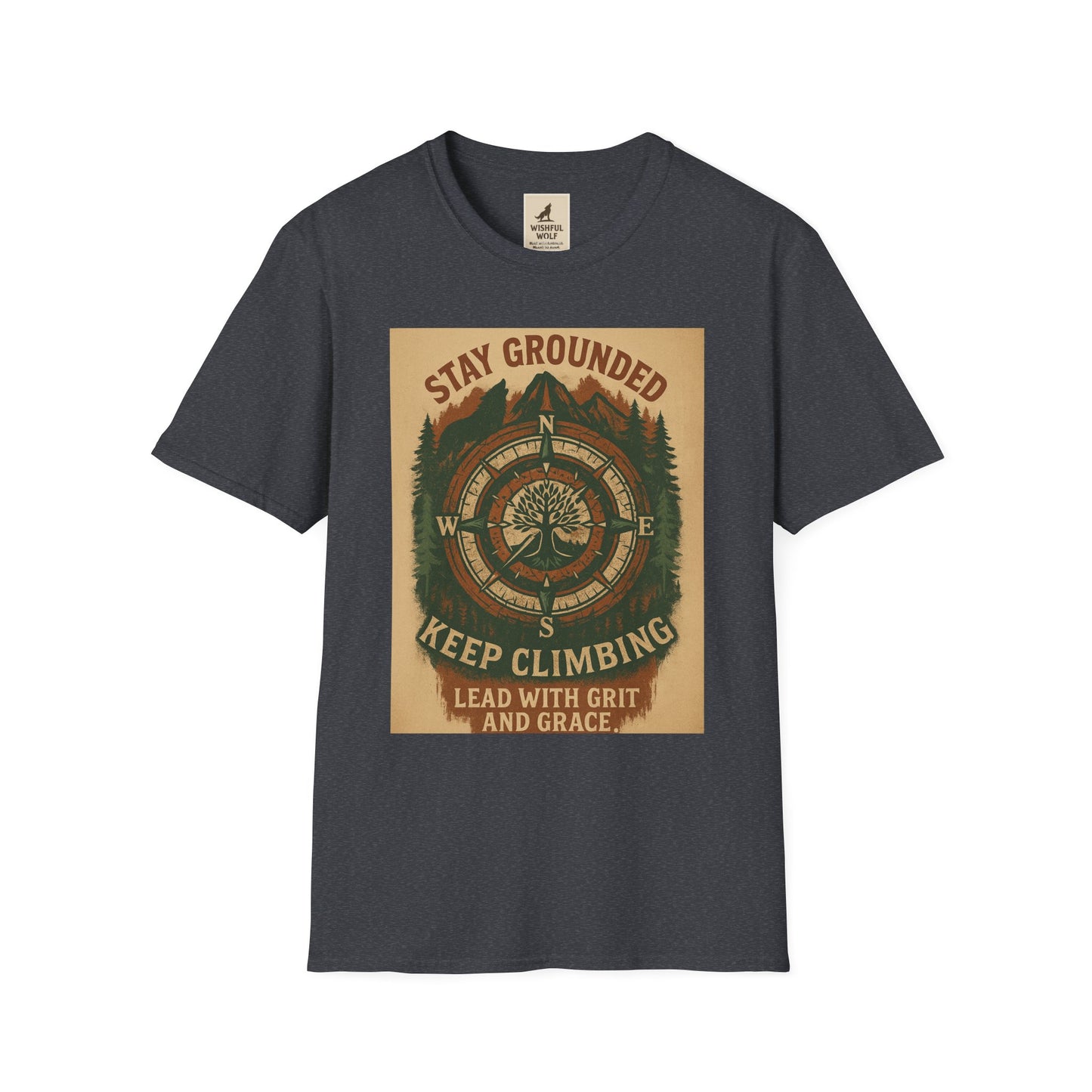 Adventure Hiking Tee – Stay Grounded Shirt for Nature Seekers