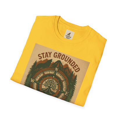 Adventure Hiking Tee – Stay Grounded Shirt for Nature Seekers
