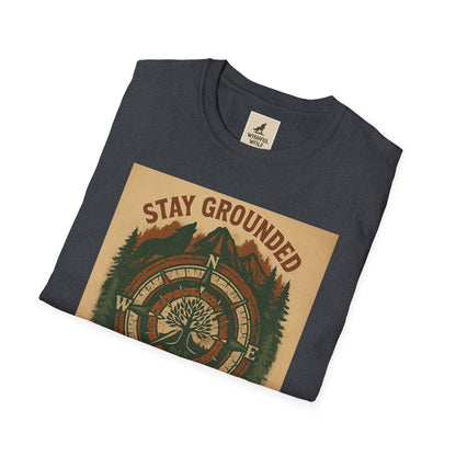 Adventure Hiking Tee – Stay Grounded Shirt for Nature Seekers