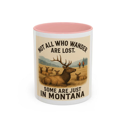 Montana Adventure Mug with Elk Design and Inspirational Quote