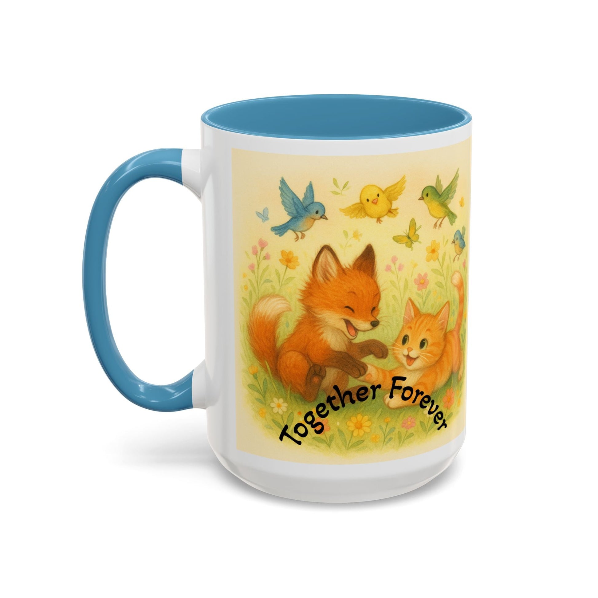 Whimsical Cat Mug with playful design, perfect gift for creative minds and animal lovers.
