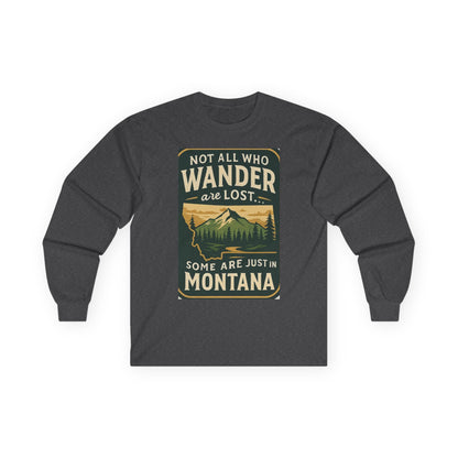 Wanderlust Long Sleeve – Montana Adventure Shirt for Outdoors Lover