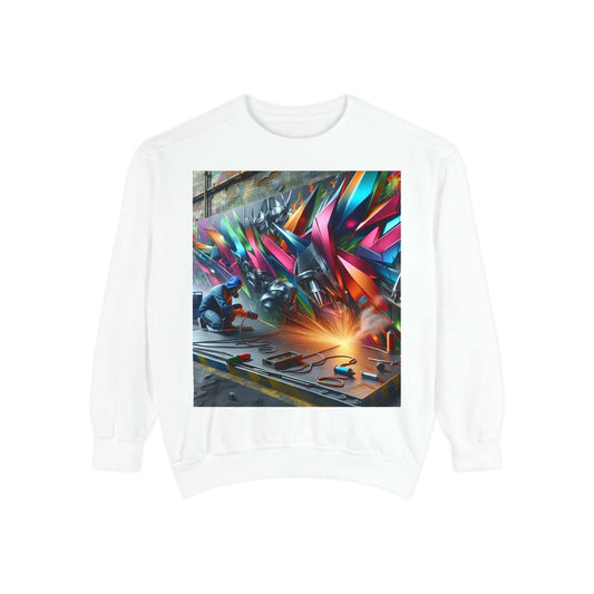 Garment-Dyed Inspirational Sweatshirt – Cozy Style for Comfort