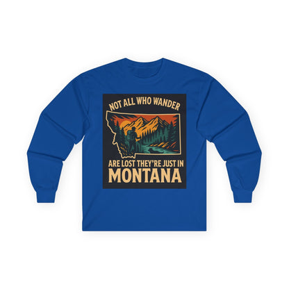 Montana Adventure Long Sleeve Tee – Hiking Shirt for Nature Lovers