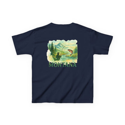 Kids Fishing T-Shirt – Funny Born to Fish, Skip Homework Design