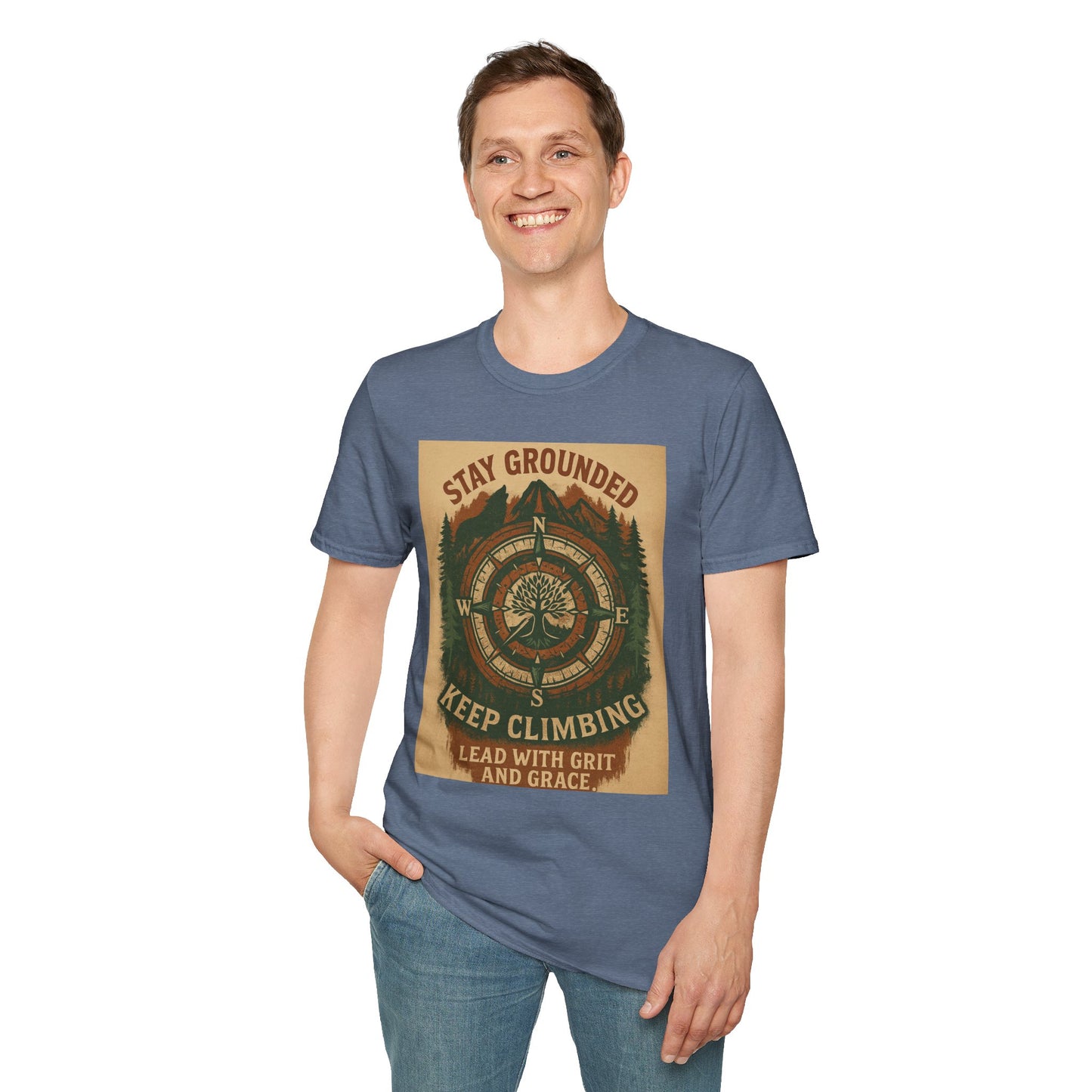 Adventure Hiking Tee – Stay Grounded Shirt for Nature Seekers
