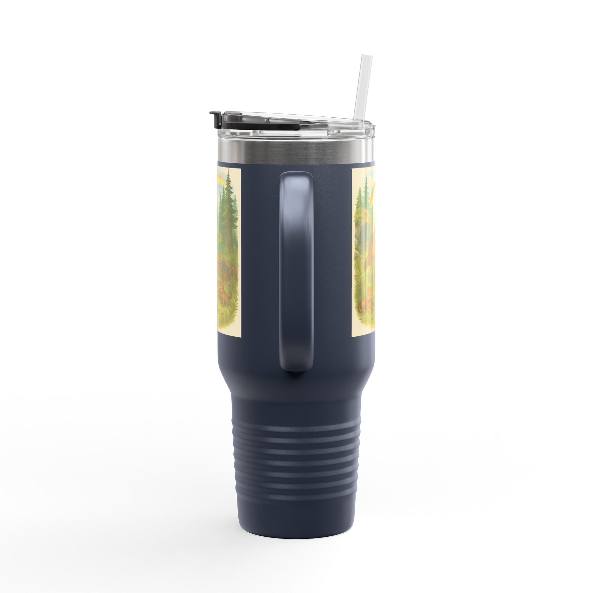Wolves 40oz Insulated Travel Mug – Leak-Proof Tumbler for Outdoors