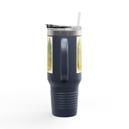 Wolves 40oz Insulated Travel Mug – Leak-Proof Tumbler for Outdoors