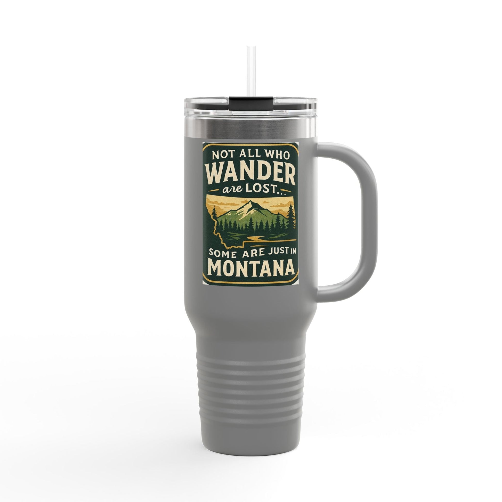 Montana 40oz Travel Mug – Adventure Tumbler for Hikers & Campers