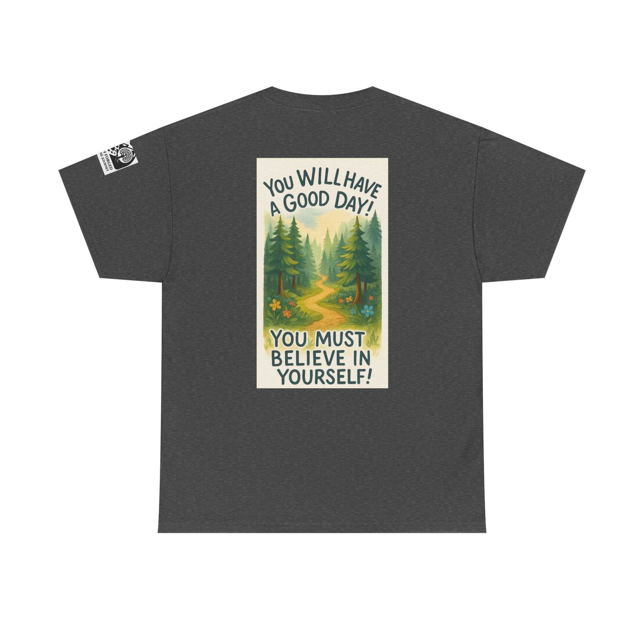 Soft "Get Lost in Montana Tee" for adventurous spirits, featuring durable U.S. cotton and nature-inspired design.