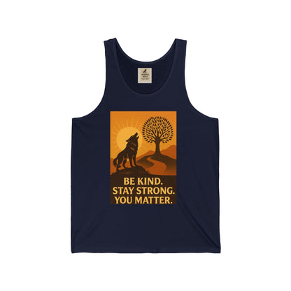 Wolf Motivation Tank – Inspirational Quote & Strength Design Tee