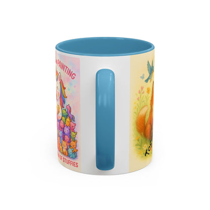 Whimsical Cat Mug with playful design, featuring cat and unicorn motif, ideal for creative minds and animal lovers.