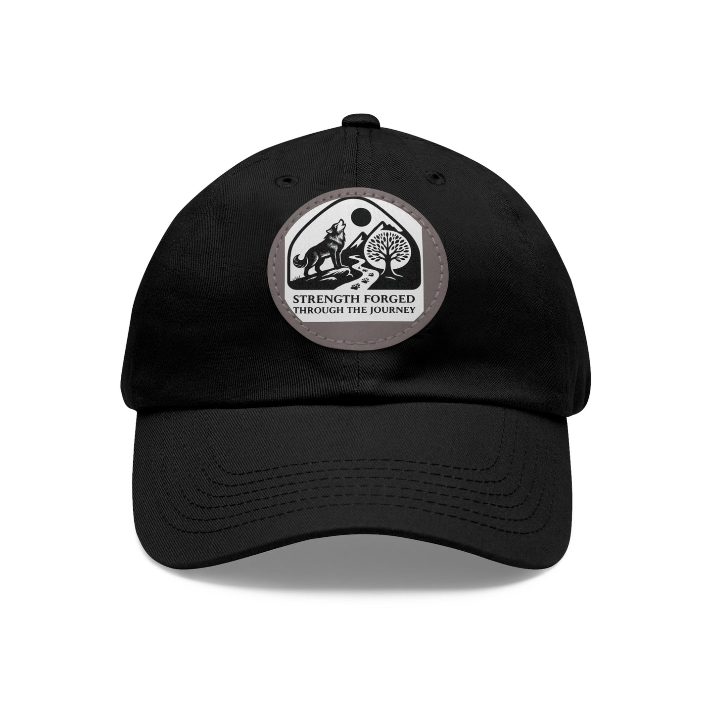 Wishful Wolf Dad Hat – Strength & Nature Inspired Headwear