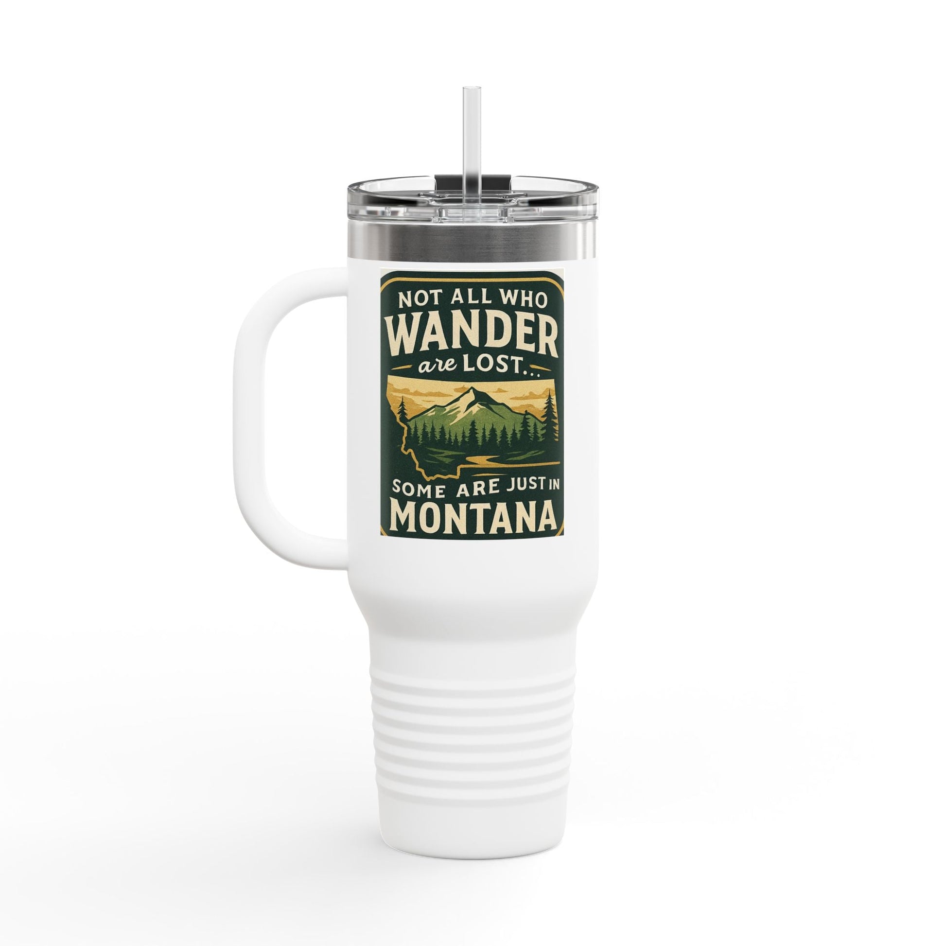 Montana 40oz Travel Mug – Adventure Tumbler for Hikers & Campers