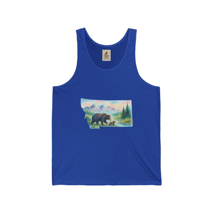 Montana Tank Top – Unisex Nature Shirt for Summer Adventures