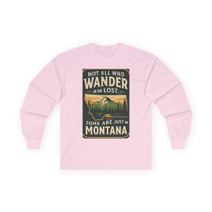 Wanderlust Long Sleeve – Montana Adventure Shirt for Outdoors Lover