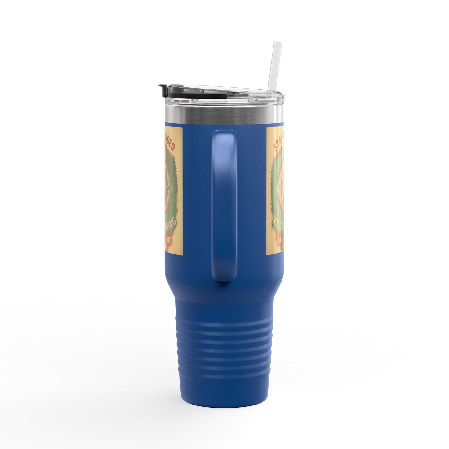 40oz Stay Grounded Travel Mug with ergonomic handle and leak-proof lid.