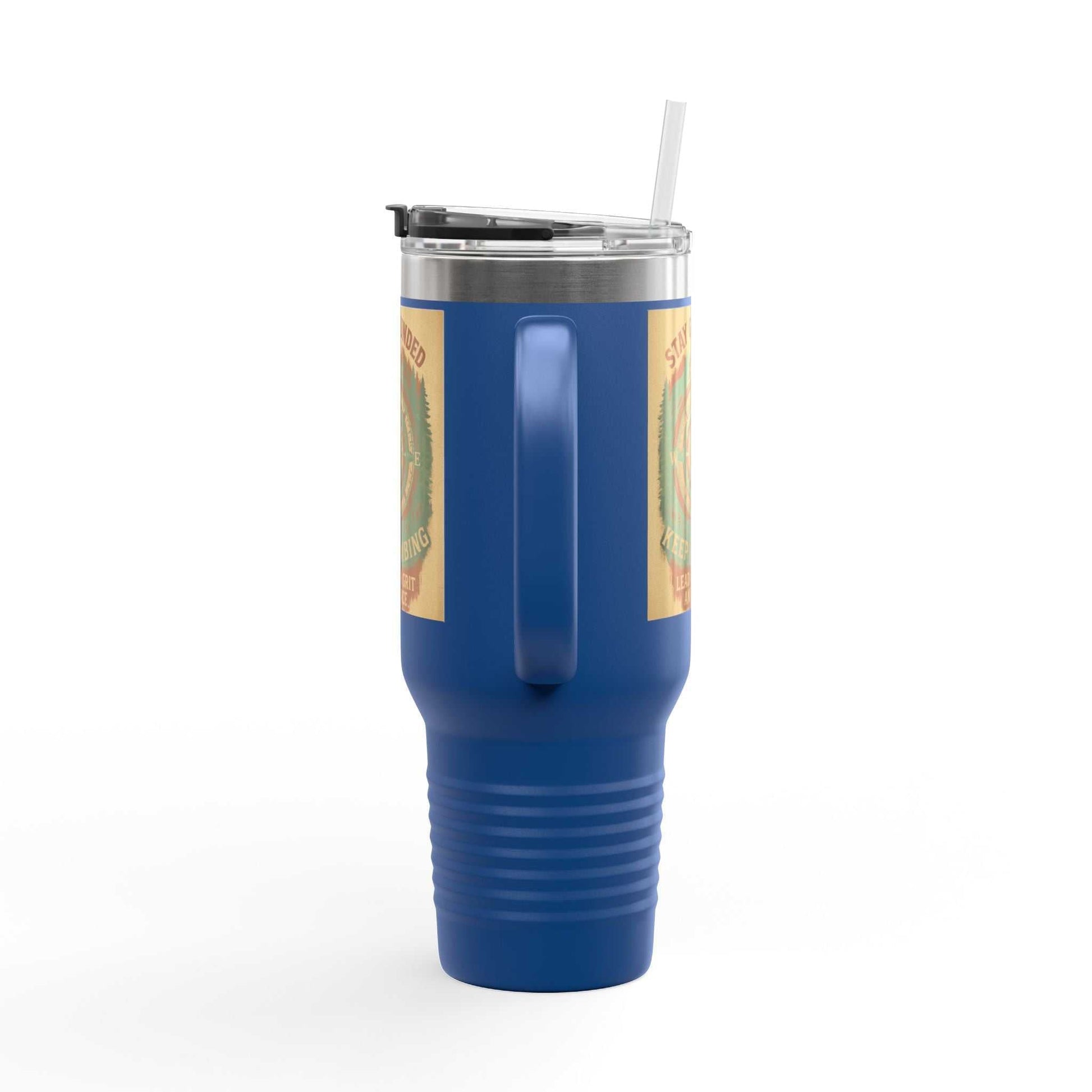 40oz Stay Grounded Travel Mug with ergonomic handle and leak-proof lid.