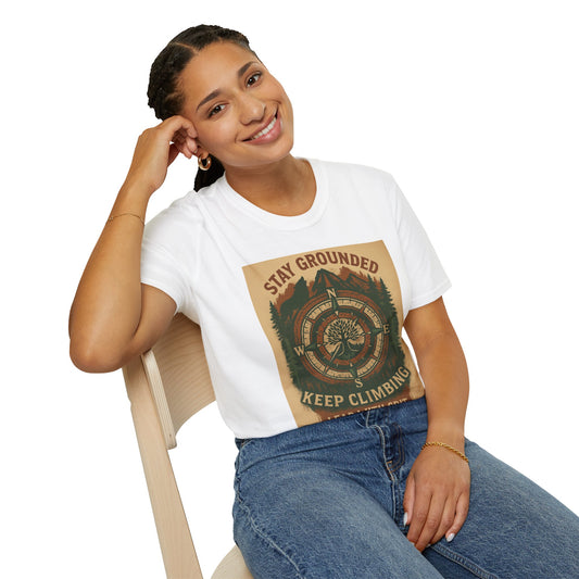 Adventure Hiking Tee – Stay Grounded Shirt for Nature Seekers