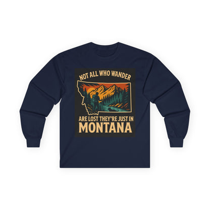 Montana Adventure Long Sleeve Tee – Hiking Shirt for Nature Lovers