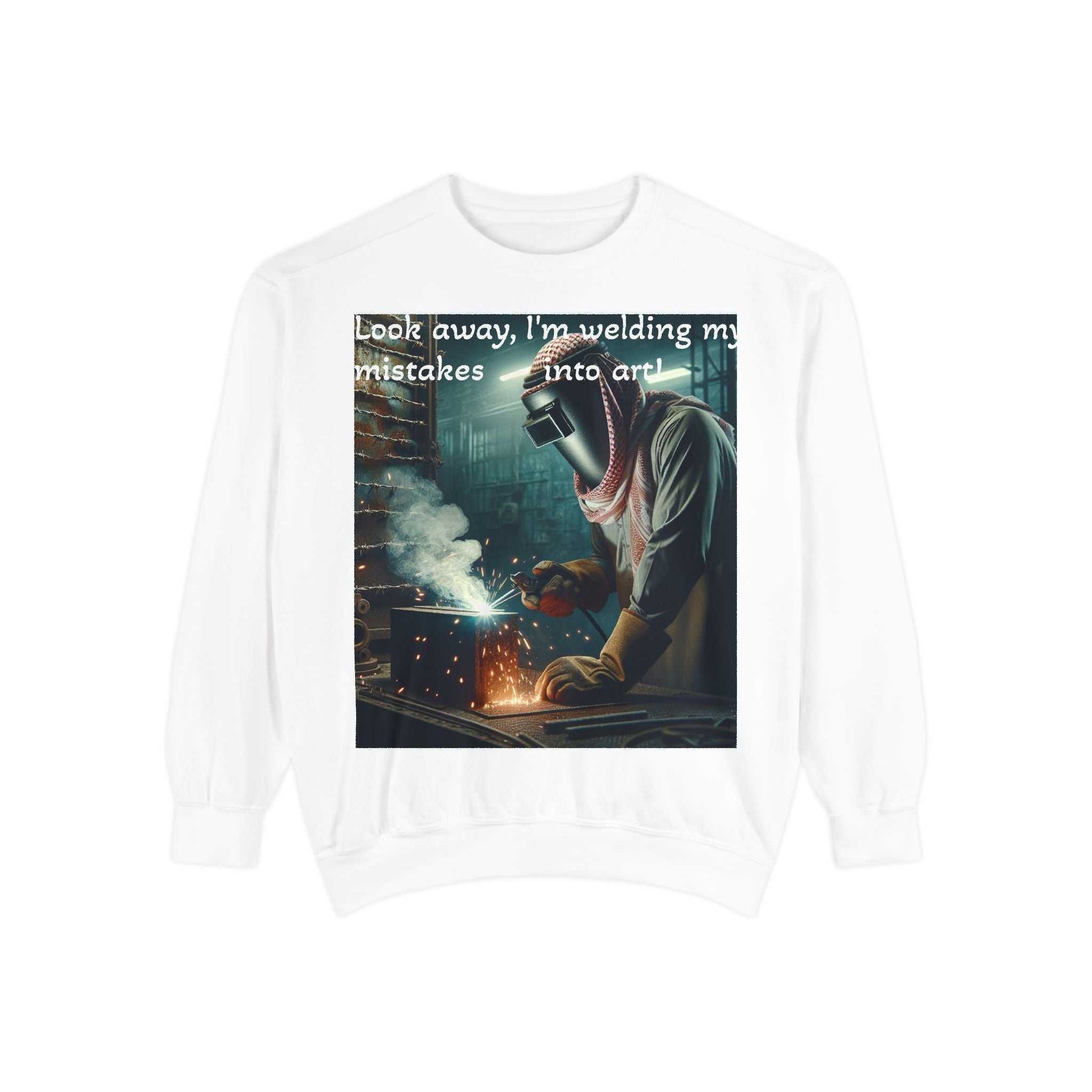 Welder Life Garment-Dyed Sweatshirt – Built for Comfort and Daily Grit