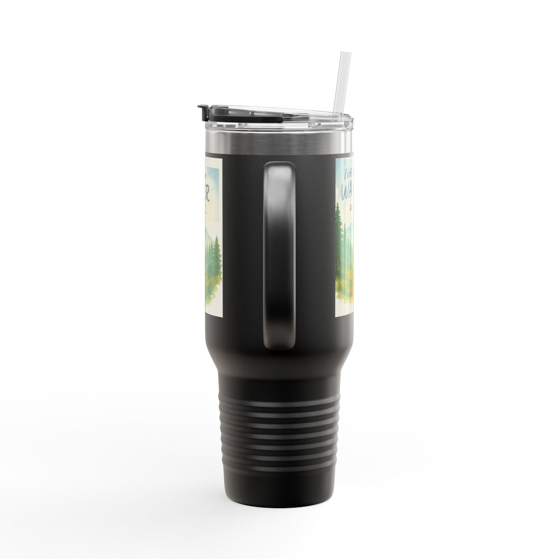 Montana 40oz Adventure Mug with rugged elk-inspired design and ergonomic handle.