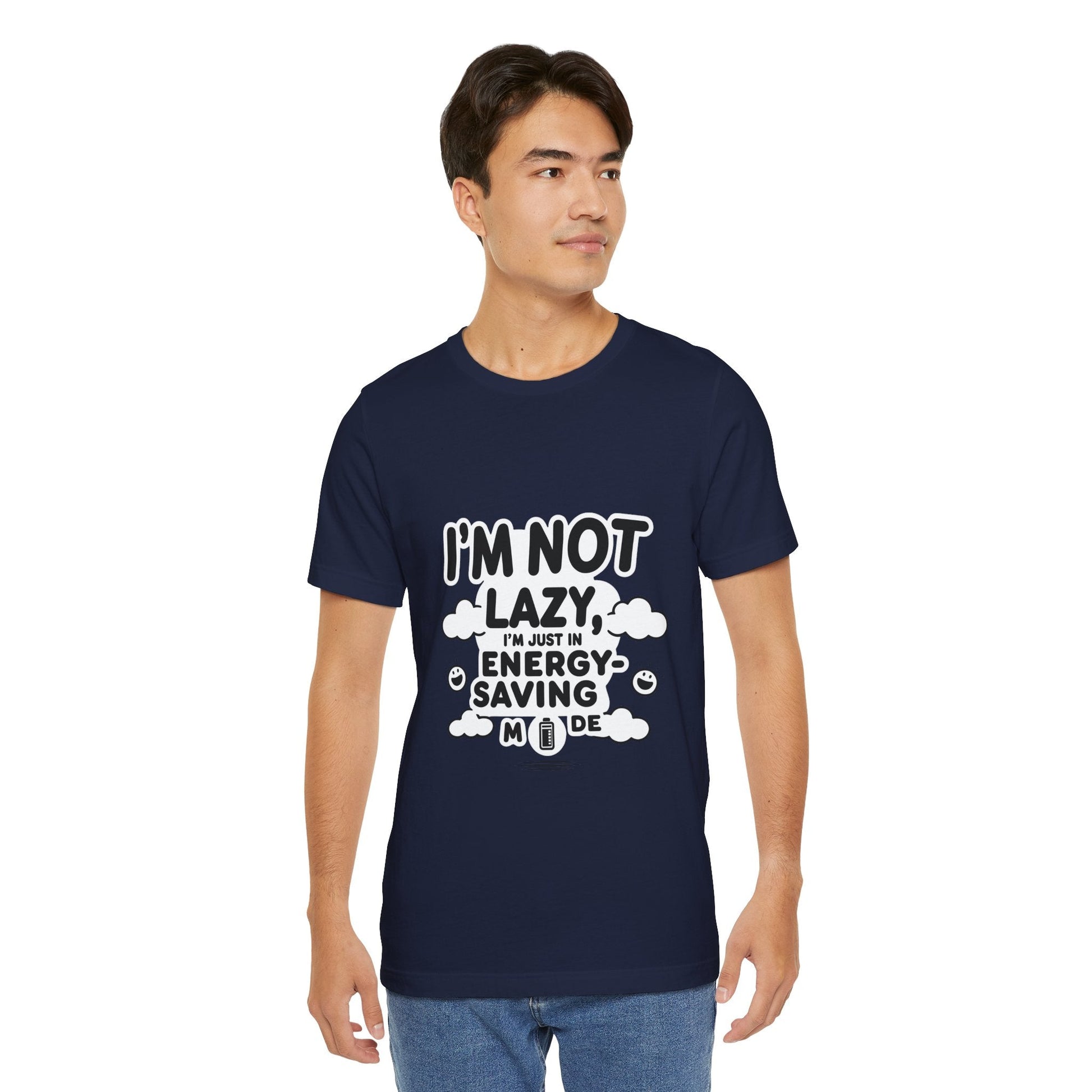 Funny Energy Saving Tee – Unisex Humor Shirt for Everyday Wear