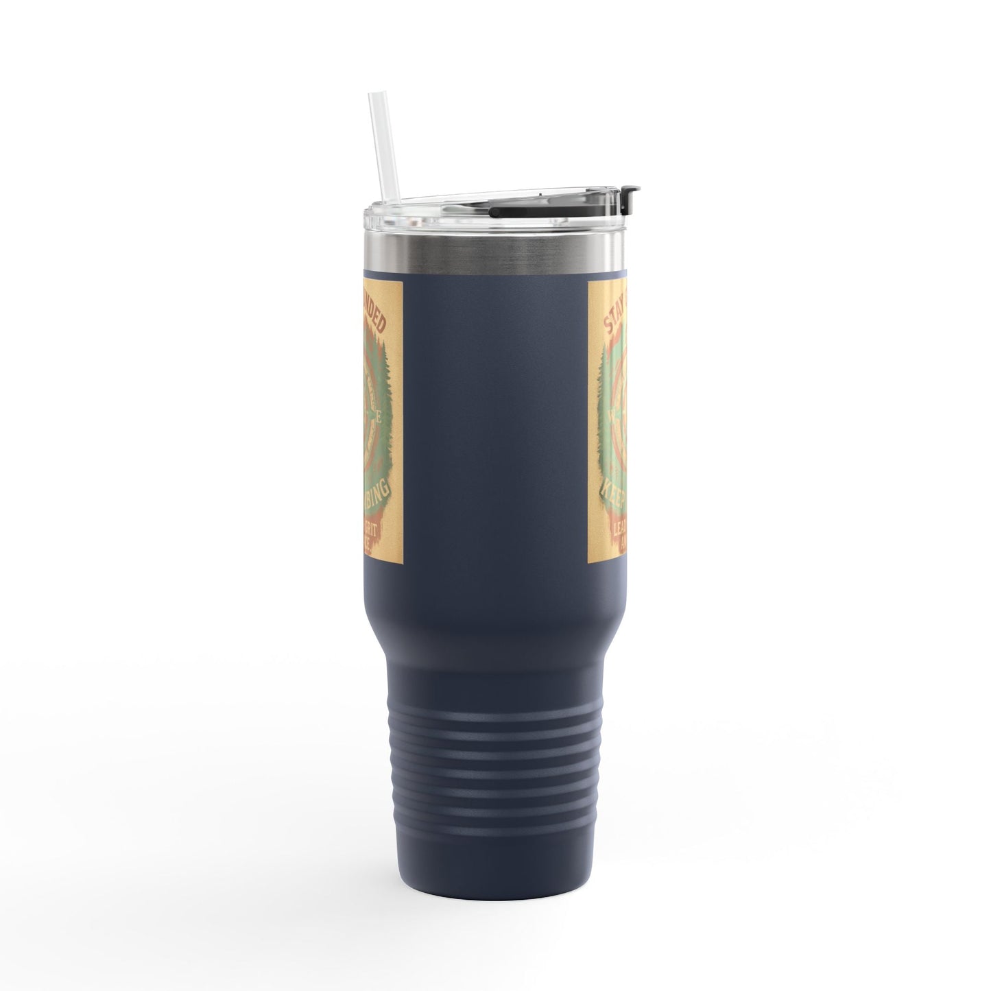 40oz Stay Grounded Travel Mug with ergonomic handle and leak-proof lid.