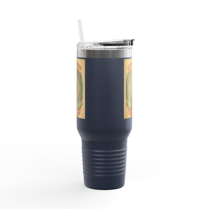 40oz Stay Grounded Travel Mug with ergonomic handle and leak-proof lid.