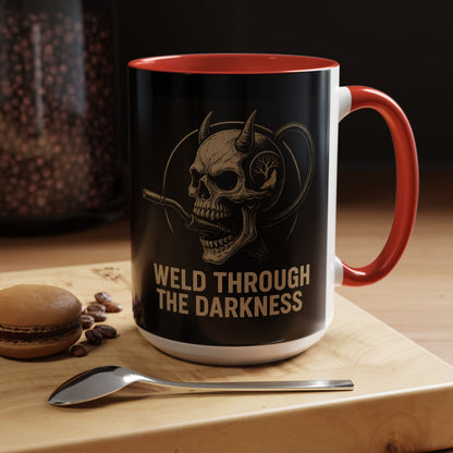 Skull Welding Coffee Mug – Rugged Gift for Welders & Caffeine Lovers