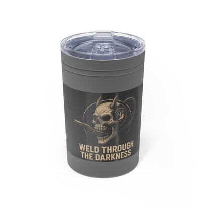 Weld Through the Darkness 11oz Tumbler – Inspirational Welder Gift