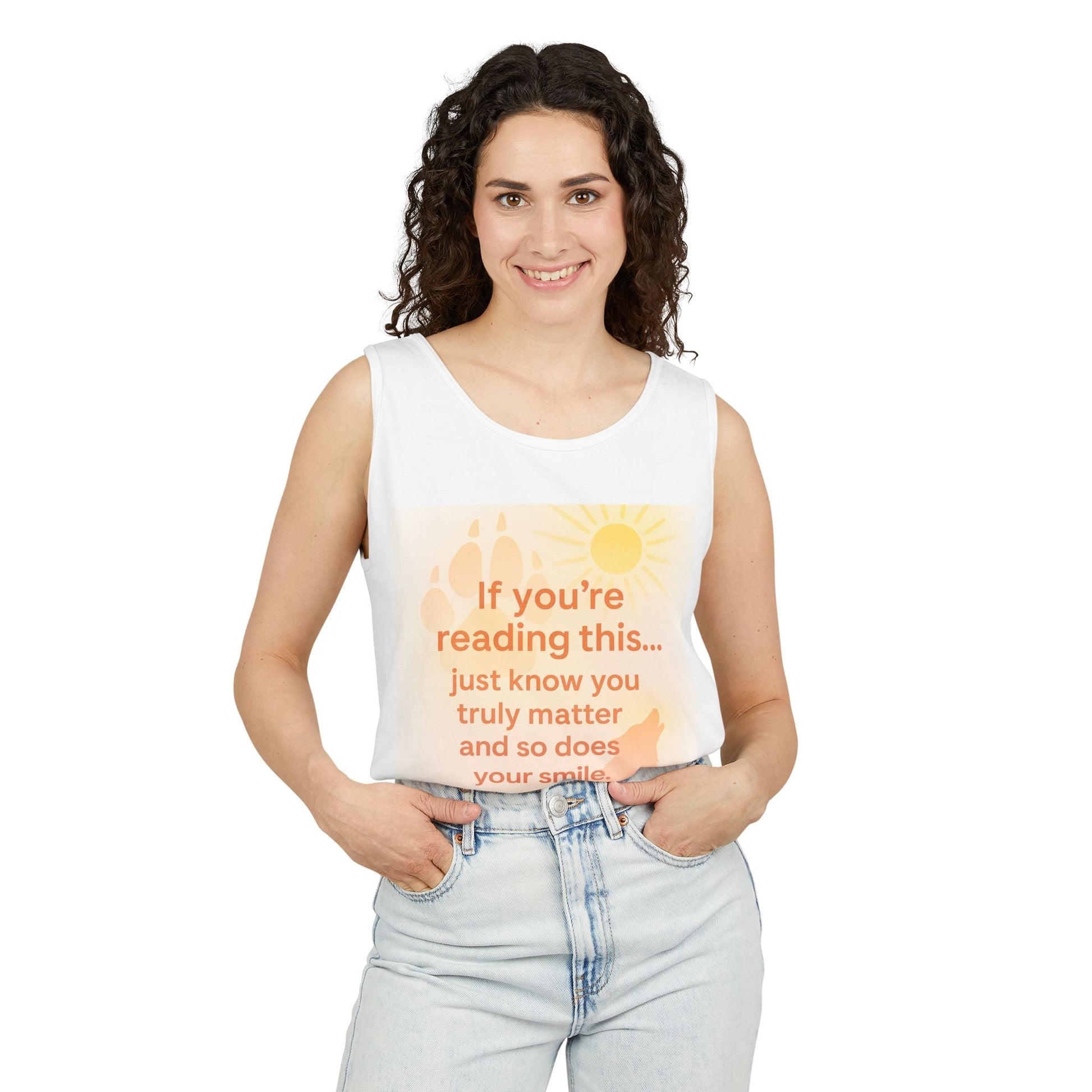You Matter Nature Tank Top – Wolves Design Motivational Shirt