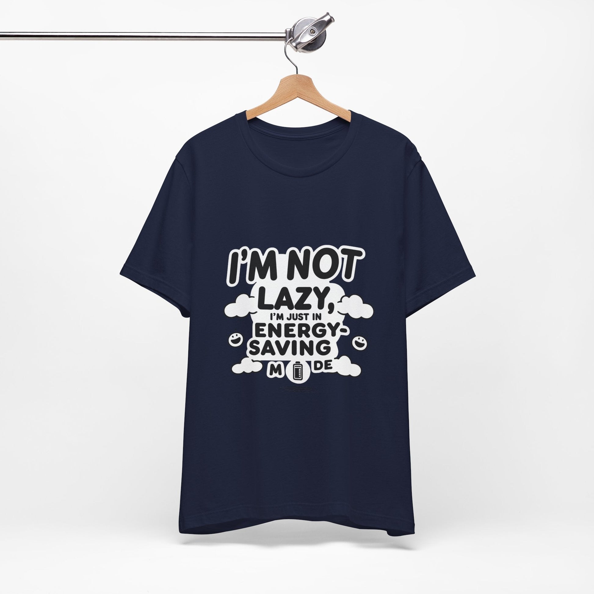 Funny Energy Saving Tee – Unisex Humor Shirt for Everyday Wear