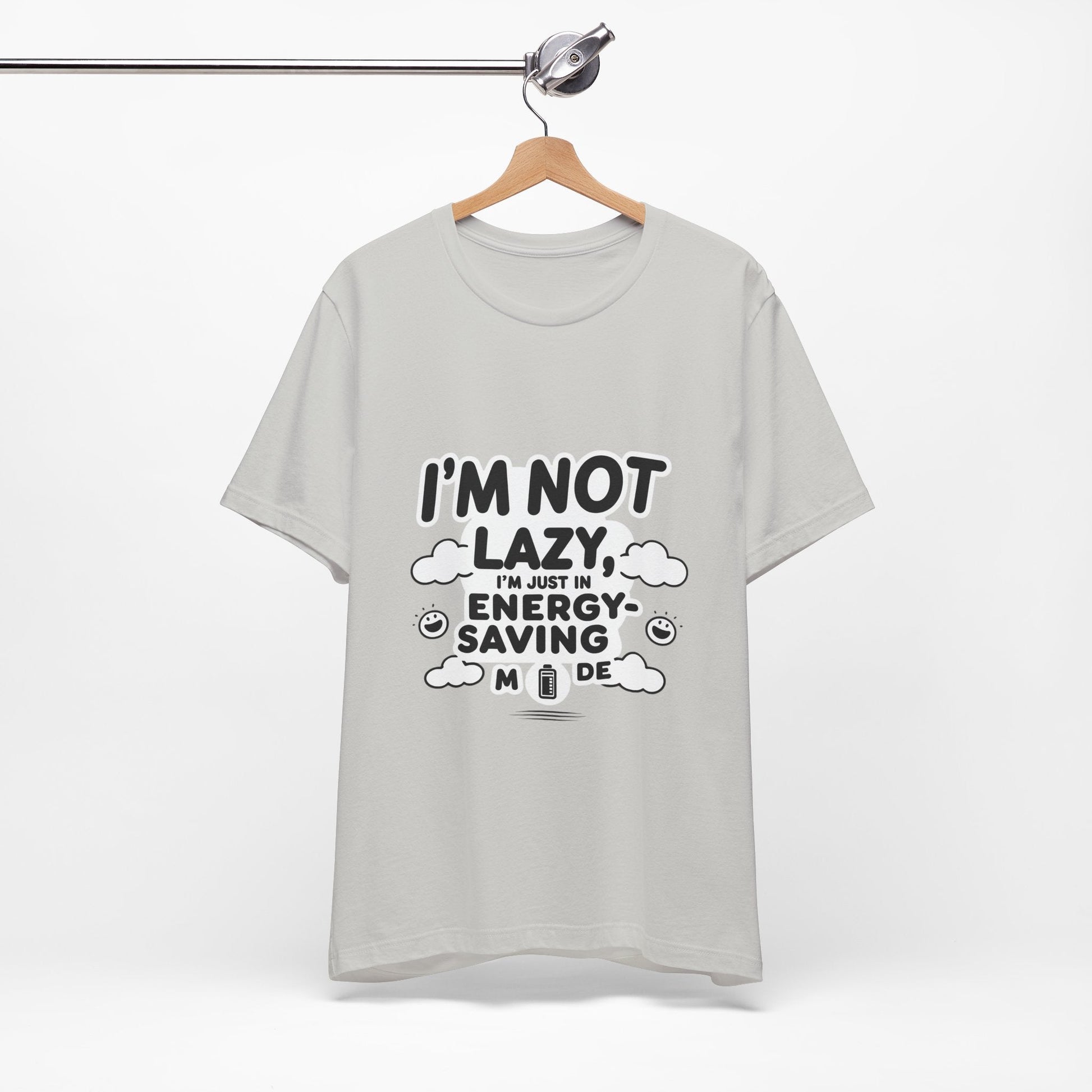 Funny Energy Saving Tee – Unisex Humor Shirt for Everyday Wear