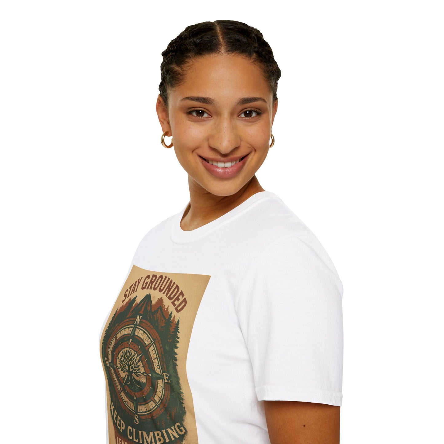 Adventure Hiking Tee – Stay Grounded Shirt for Nature Seekers