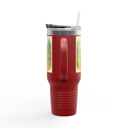 Wolves 40oz Insulated Travel Mug – Leak-Proof Tumbler for Outdoors
