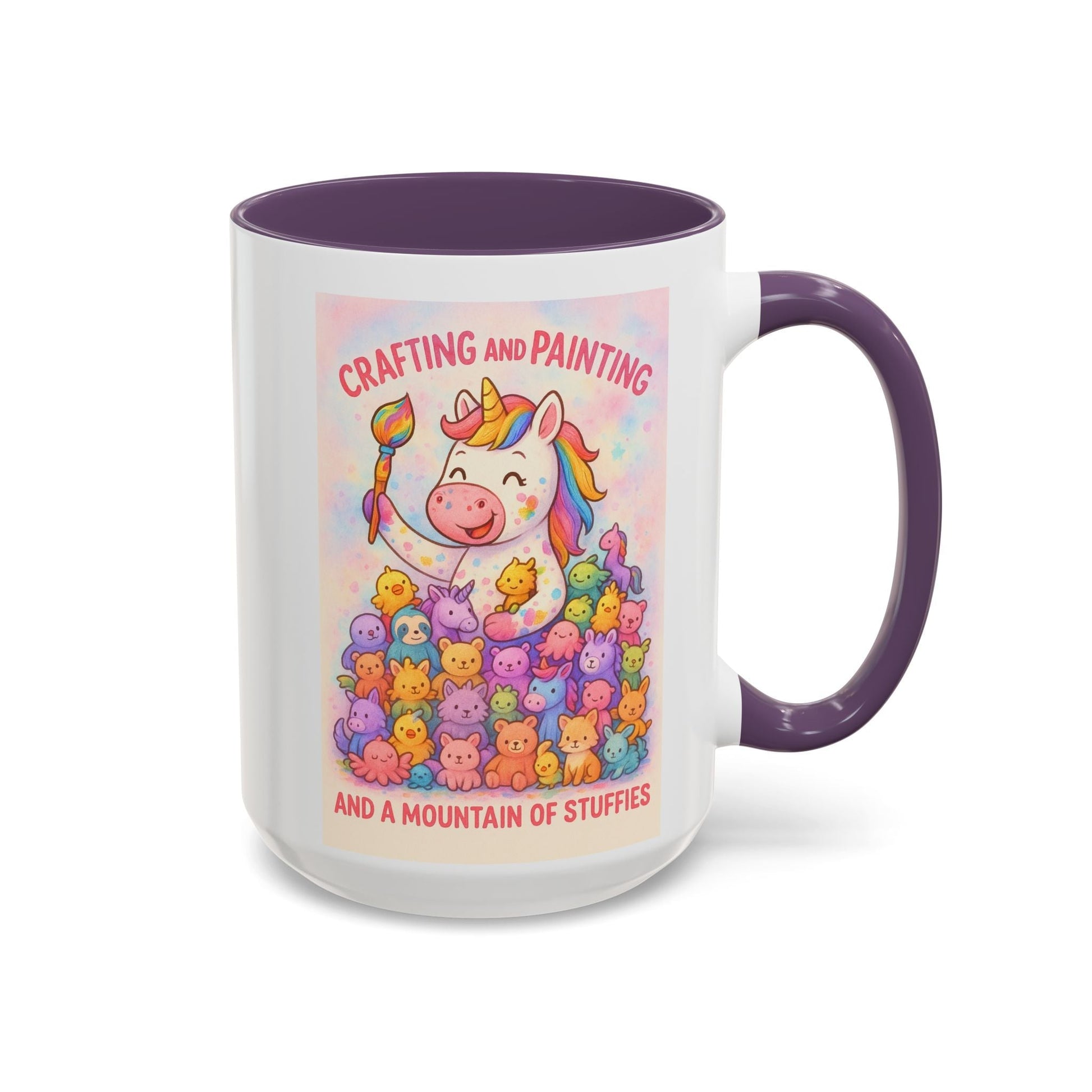 Whimsical Cat Mug with unicorn motif, perfect gift for cat lovers and creatives.