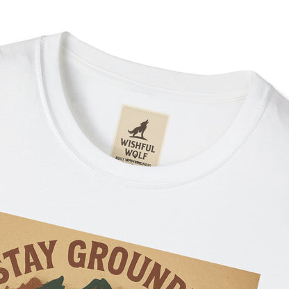 Adventure Hiking Tee – Stay Grounded Shirt for Nature Seekers
