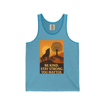 Wolf Motivation Tank – Inspirational Quote & Strength Design Tee