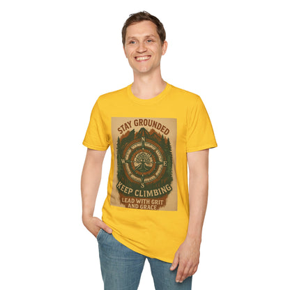 Adventure Hiking Tee – Stay Grounded Shirt for Nature Seekers