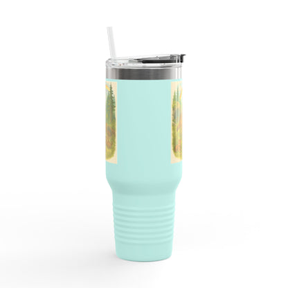 Wolves 40oz Insulated Travel Mug – Leak-Proof Tumbler for Outdoors