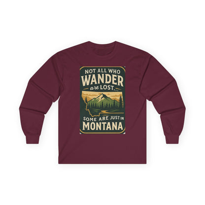 Wanderlust Long Sleeve – Montana Adventure Shirt for Outdoors Lover