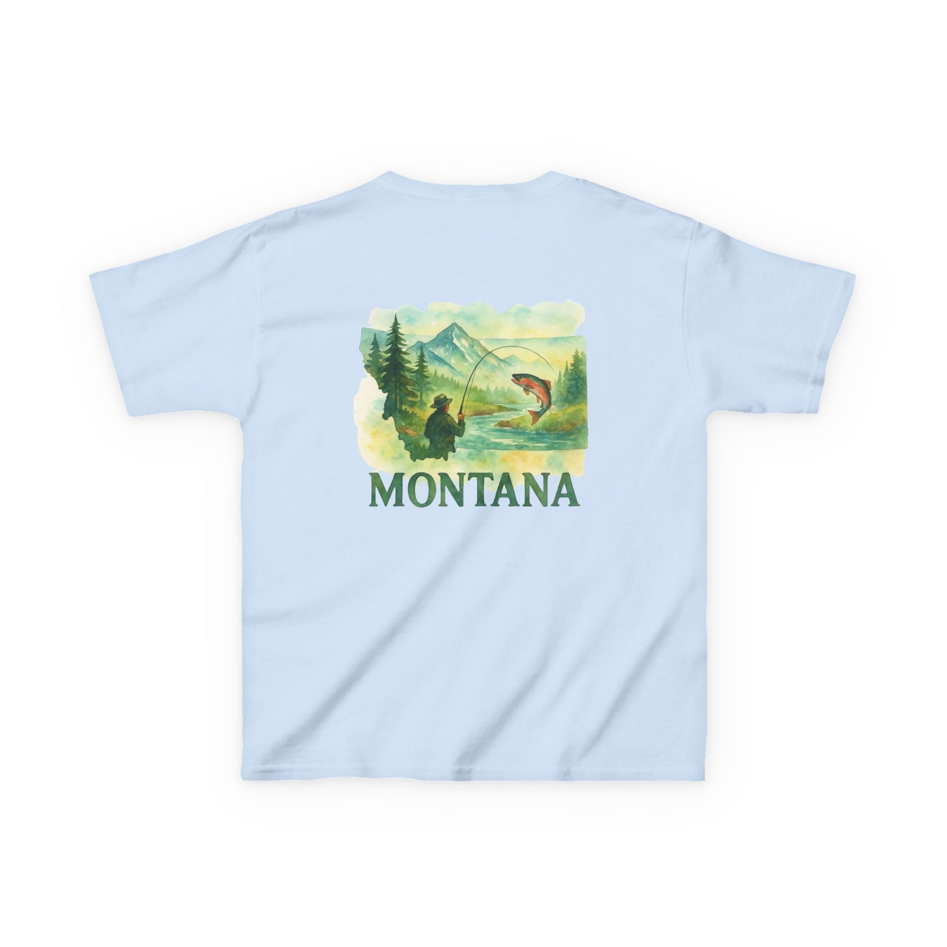 Kids Fishing T-Shirt – Funny Born to Fish, Skip Homework Design