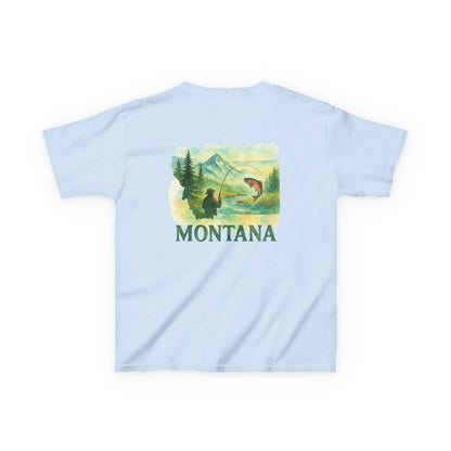 Kids Fishing T-Shirt – Funny Born to Fish, Skip Homework Design