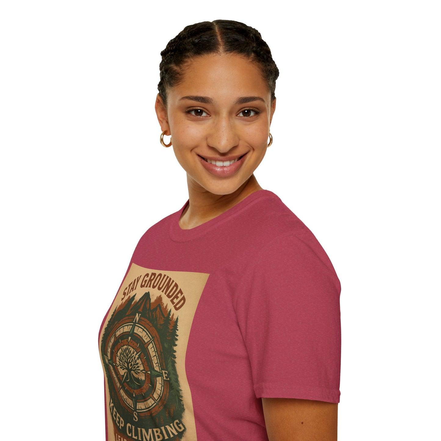 Adventure Hiking Tee – Stay Grounded Shirt for Nature Seekers