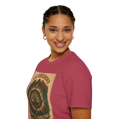 Adventure Hiking Tee – Stay Grounded Shirt for Nature Seekers